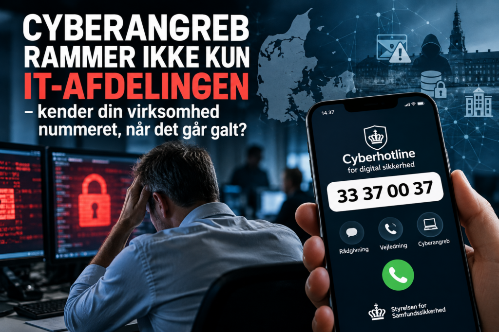 Cyberangreb påvirker hele virksomheden.