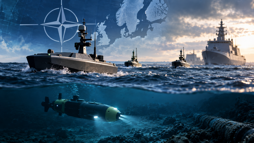 NATO-maritim overvågning med autonome droner